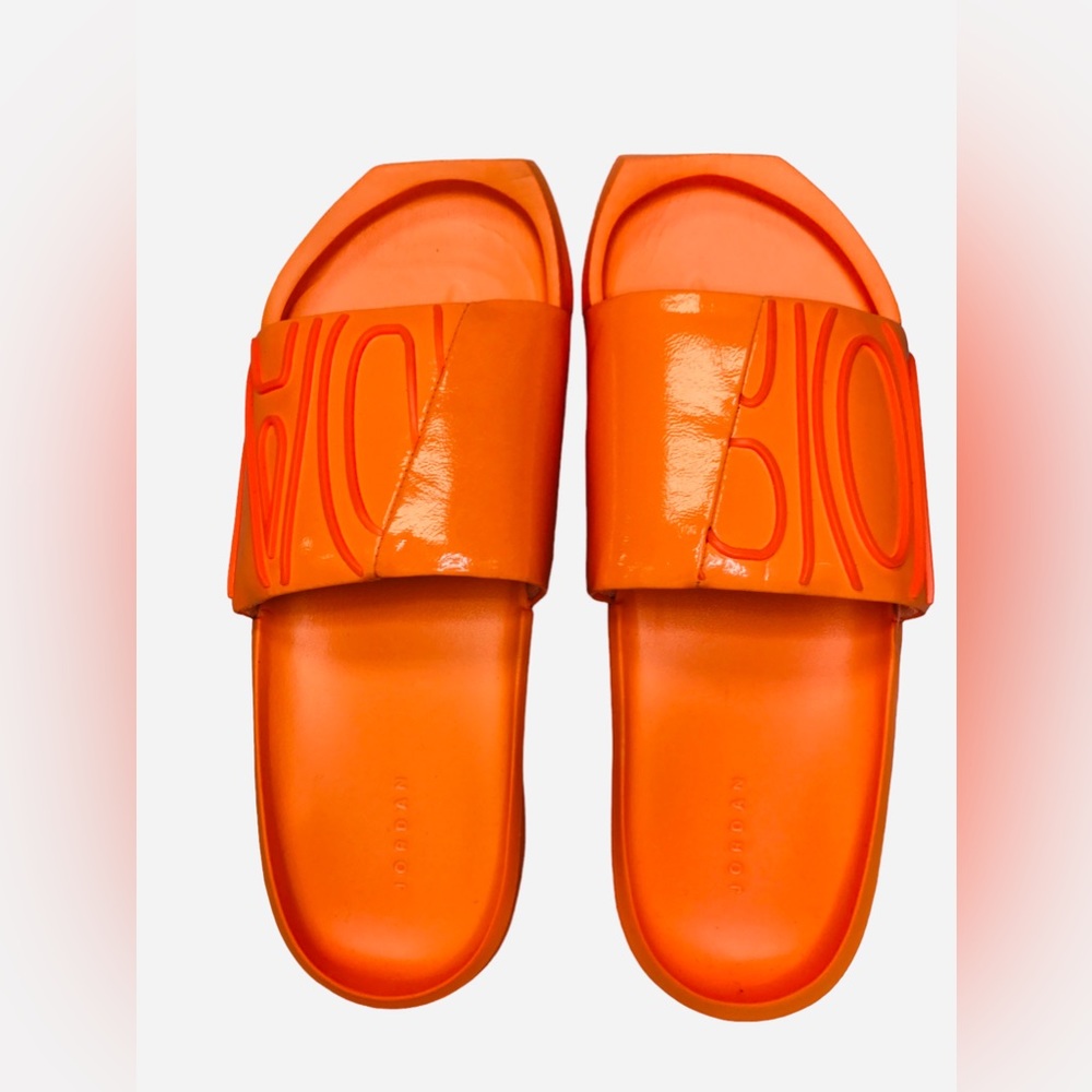 Nike Air Jordan Citrus Orange NOLA Slide Sandals CZ8027-800 Size 6